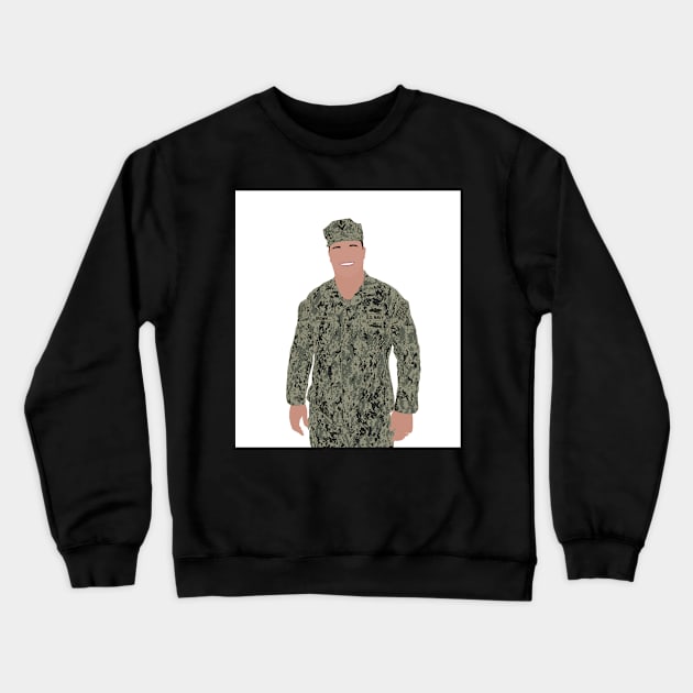 Kevin: Military! Crewneck Sweatshirt by haleynicole11